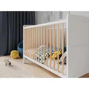 Arpad Cot Bed White/Pine