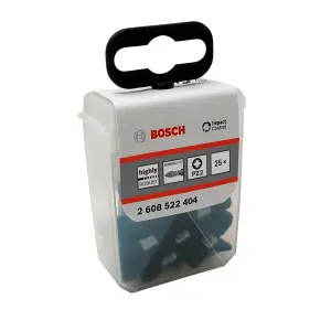 Bosch Pozidriv Impact Screwdriver bits (L)25mm, Pack of 25