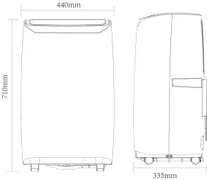 GoodHome Malay Local air conditioner 220-240V 9000BTU