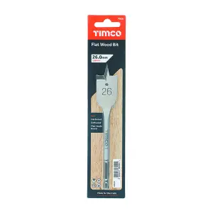 Timco - Flat Wood Bit (Size 26.0 x 152 - 1 Each)