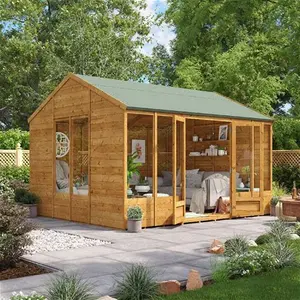 16X8 Petra Tongue And Groove Reverse Apex Summerhouse -Billyoh