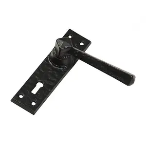 Kirkpatrick Lever Latch Handle Pair - Black (2445)