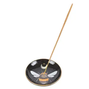 Ceramic Incense Stick Holder - Forest Bee Design