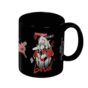 Batman Harley Quinn Bad Mug Black/Red (12cm x 10.5cm x 8.7cm)