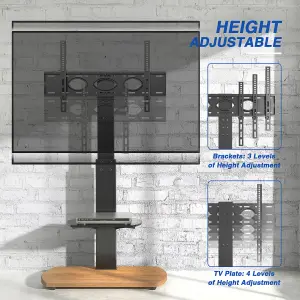 TTAP Freestanding Oak Base FS-1-OAK TV STAND