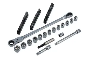 Laser Tools 8802 52pc Low Profile Bit & Socket Set