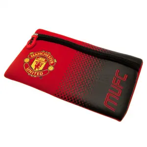 Manchester United FC Pencil Case Red/Black (One Size)