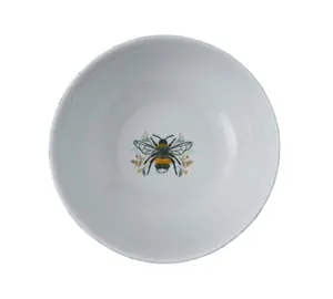 Bee Bloom Animal Print Porcelain Bowl