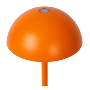 Lucide Joy Retro Table Lamp Outdoor 12cm - LED Dim. - 1x1,5W 3000K - IP54 - Orange