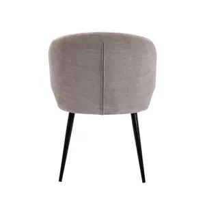 Cloey Canei Upholstered Dining Chair Grey