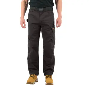 Site Sember Black Men's Multi-pocket trousers, W38" L32"