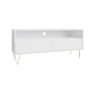 TV Cabinet with 2 Drawers White