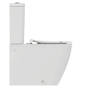 Ideal Standard i.life S White Back to wall Square Toilet set with Soft close seat & Close coupled cistern