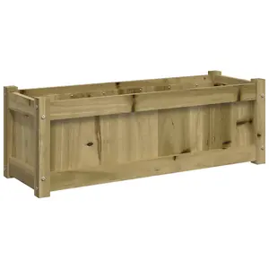 Berkfield Garden Planters 2 pcs Impregnated Wood Pine