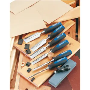 Draper Draper Expert Soft Grip Wood Chisel Kit, 140mm (8 Piece) 88605