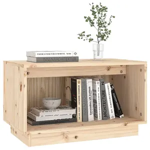 Berkfield TV Cabinet 60x35x35 cm Solid Wood Pine