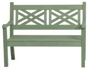 Winawood Speyside 2 Seater Wood Effect Bench - Duck Egg Green