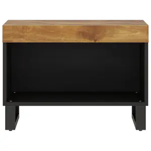 Berkfield TV Cabinet 60x33x43.5 cm Solid Wood Mango