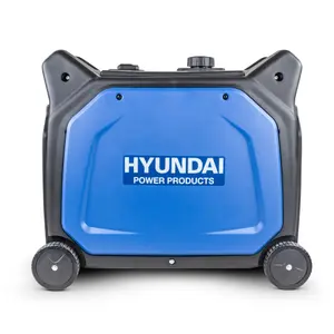 Hyundai 6600W/6.6kW Remote Electric Start Petrol Portable Inverter Generator HY6500SEi