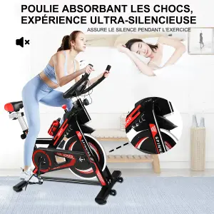 Adjustable Seat Spin Bike for Home and Gym