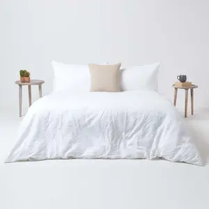 Homescapes Natural European Linen Pillowcase, 40 x 40 cm