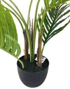 Geko Artificial Palm Tree 65cm, Green, Small, One Size