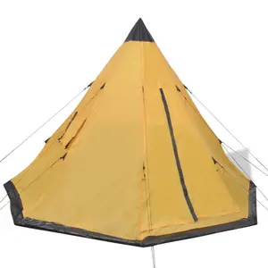 4 Person Tent Yellow