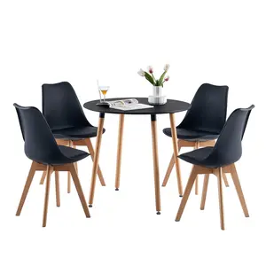 Dex 4 - Person Dining Set Black / Black