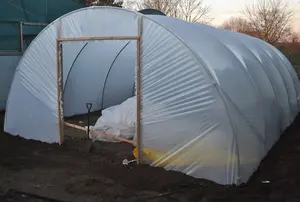 18ft x 48ft Large Commercial Heavy Duty Polytunnel Kit - Professional Greenhouse