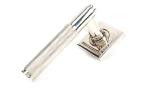 From The Anvil Polished Nickel Brompton Lever on Rose Set (Square)