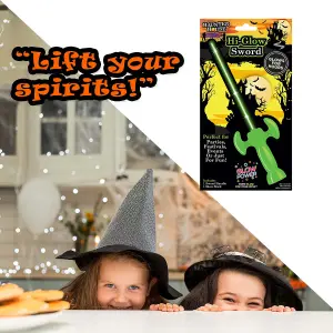 Halloween Glow Sword Prop Accessory Hallows Party, Trick or Treat 25.2cm Green