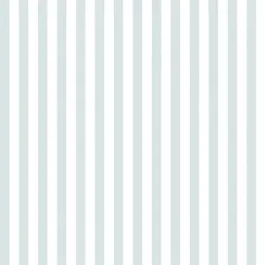 Classic Stripe Wallpaper In Powder Blue