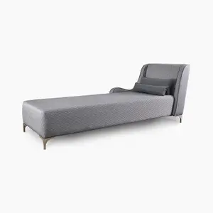 Emelda Grace Phluid Chaise Longue - Dark Grey