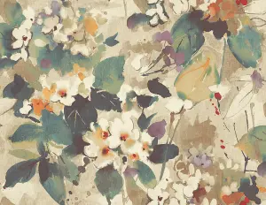 Chambon Floral Watercolor Unpasted Wallpaper