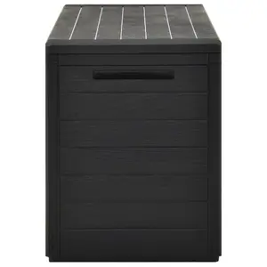 Berkfield Garden Storage Box Anthracite 116x44x55 cm