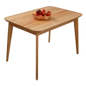 Dantzler solid wood dining table Beech Heartwood / H75 x L110 x W75cm