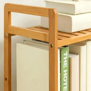 5 Tier Wood Shelf Unit Bookshelf Organizer for Living Room Home 350mm(W)