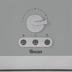 Swan 4 Slice Long Slot Toaster 1400W Variable Browning Control Reheat Defrost - Slate Grey