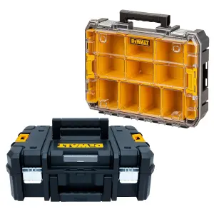 Dewalt DWST82968-1 Watersealed Stackable Tool Fixing Organiser + Tstak 2 Case