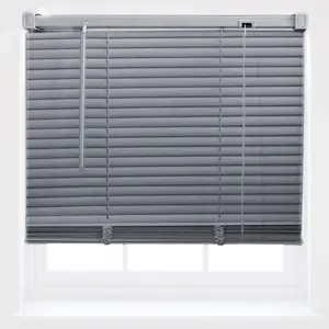 PVC Room Darkening Venetian Blind Grey / 150 cm L x 45 cm W