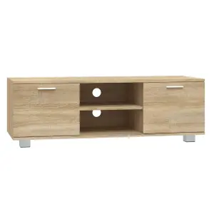 Berkfield TV Cabinet Sonoma Oak 120x40.5x35 cm Engineered Wood