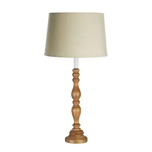 Interiors by Premier Candle Table Lamp with Round Base