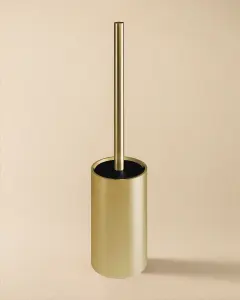 Cosmic Free Standing Toilet Brush Brushed Gold PVD Architect Sp