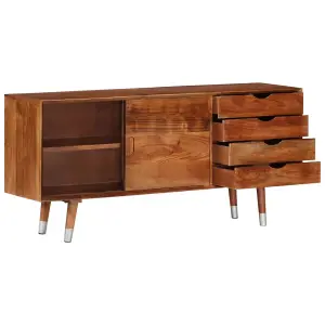 Berkfield TV Cabinet 118x30x55 cm Solid Acacia Wood