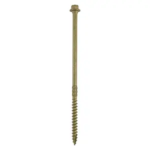 TIMCO Timber Screws Hex Flange Head Exterior Green - 6.7 x 200 (20pcs)