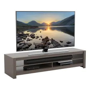 AVF Calibre 1.8m TV Stand, for TVs up to 85" - Grey Oak