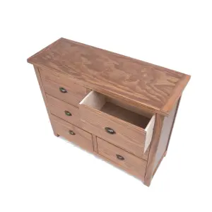 Padua 6 Drawer Chest of Drawers Brass Cup Handle