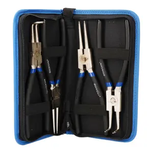 6 in And 9 in Circlip Plier Pliers Sets Internal and External Bent and Straight