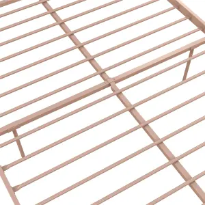 Giulia Modern Metal Bed Millennial Pink, King