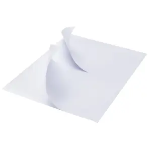 500 Sheets of A4 Plain White Self Adhesive Blank Address Shipping Labels (24 Address Labels Per Sheet)